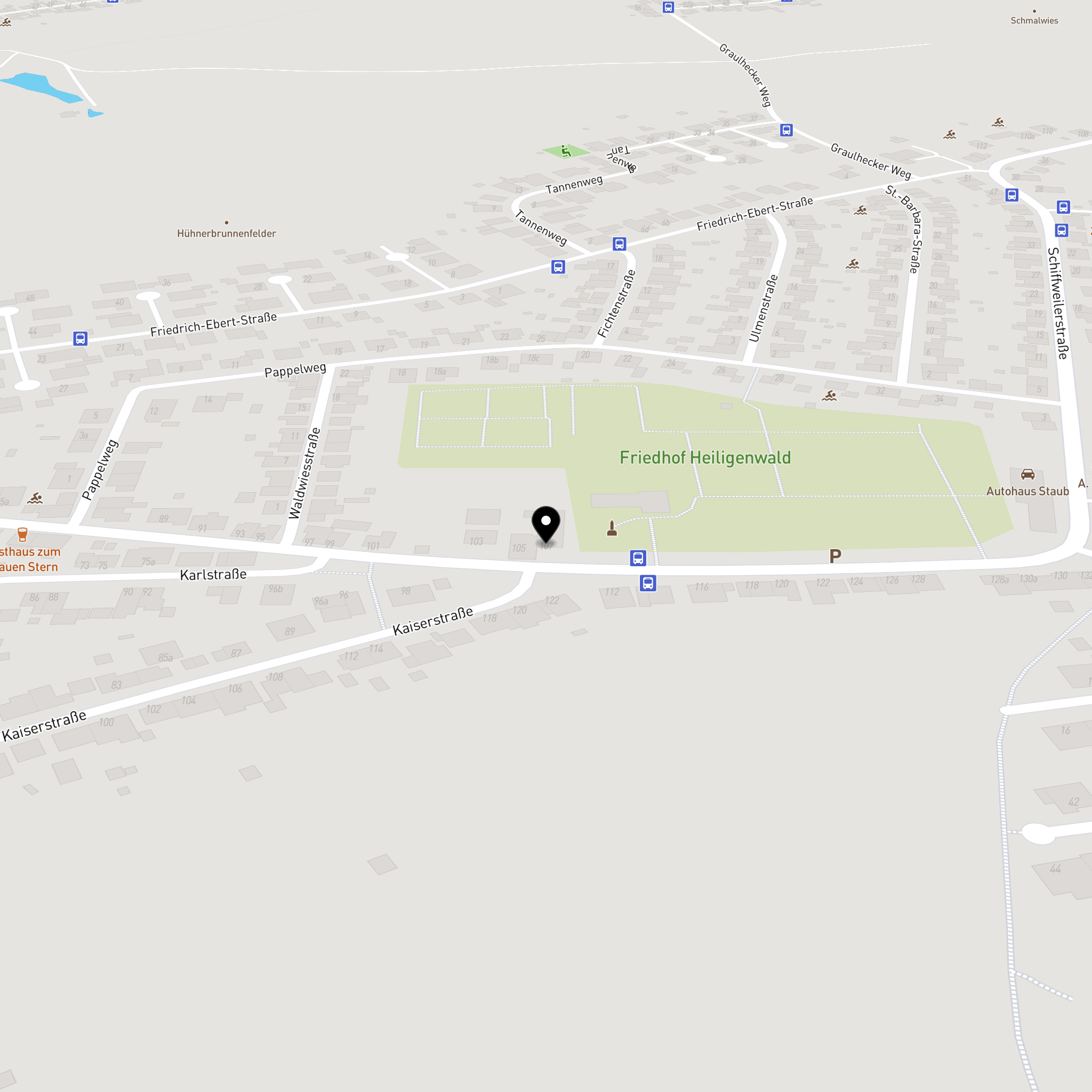 Map location